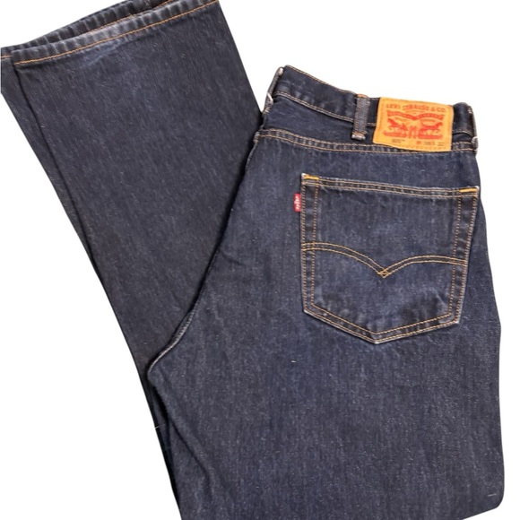 Men’s LEVI’S 505 Jeans 38 x 32 Dark Blue NWOT - Picture 10 of 10